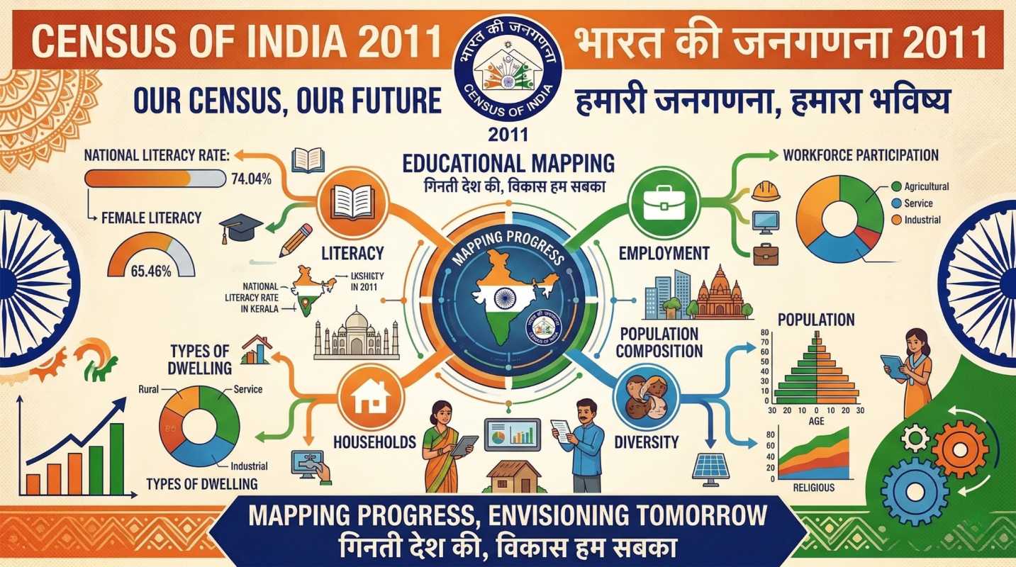 2011 Census of India population statistics and demographic overview